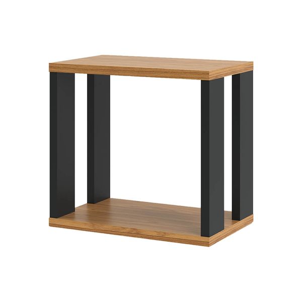 Nicho Michael Industrial 100% MDF Freijó / Preto Fosco Nicho Michael Industrial 100% MDF Freijó / Preto Fosco