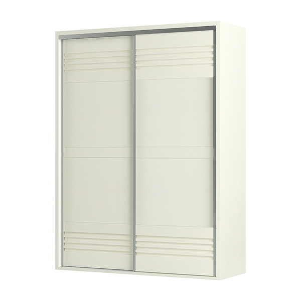 Guarda-Roupa Harvard (L: 179cm) C/ 2 Portas de Correr 100% MDF Off White Guarda-Roupa Harvard (L: 179cm) C/ 2 Portas de Correr 100% MDF Off White