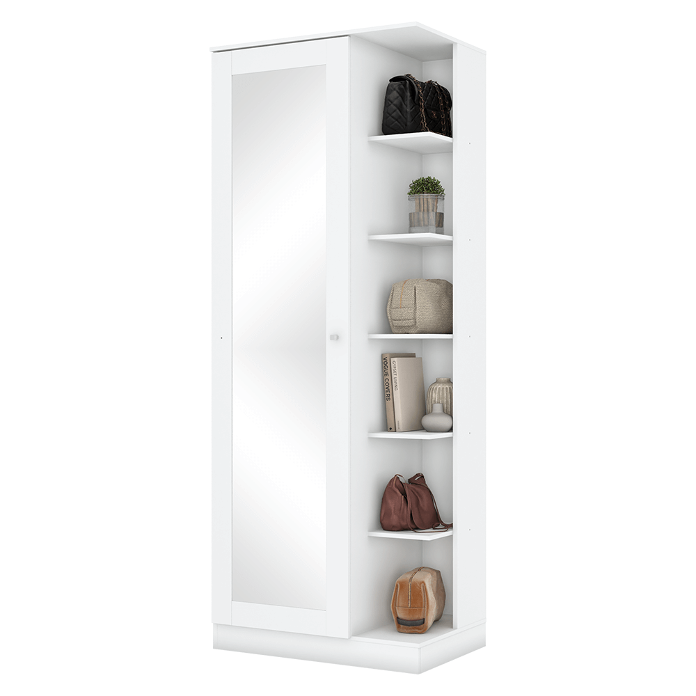 Sapateira Vertical 6 Prateleiras Branco Bento Shop