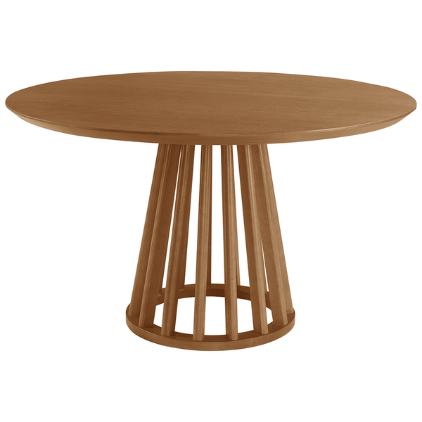 Mesa de Jantar Merlin 136cm x 136cm C/ Tampo Laminado Carvalho Capuccino Mesa de Jantar Merlin 136cm x 136cm C/ Tampo Laminado Carvalho Capuccino