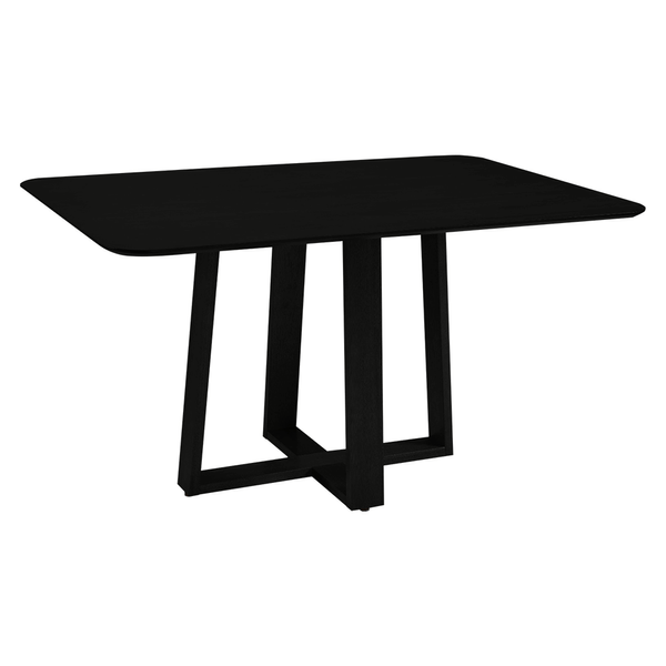 Mesa De Jantar Messier 160cm x 90cm C/ Tampo Laminado Ébano Mesa De Jantar Messier 160cm x 90cm C/ Tampo Laminado Ébano