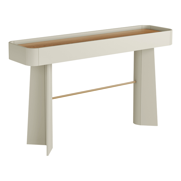 Aparador Chloe 100% MDF Louro / Luna / Dourado Aparador Chloe 100% MDF Louro / Luna / Dourado