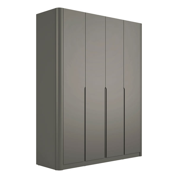 Guarda-Roupa Chloe (L: 190cm) 100% MDF C/ 4 Portas Grigio