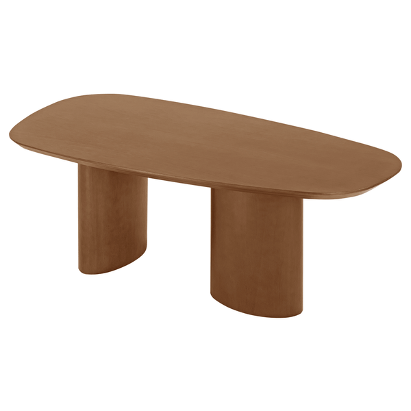 Mesa de Jantar Arundell 220cm x 110cm C/ Tampo Organico Laminado Tauari Imbuia Mesa de Jantar Arundell 220cm x 110cm C/ Tampo Organico Laminado Tauari Imbuia