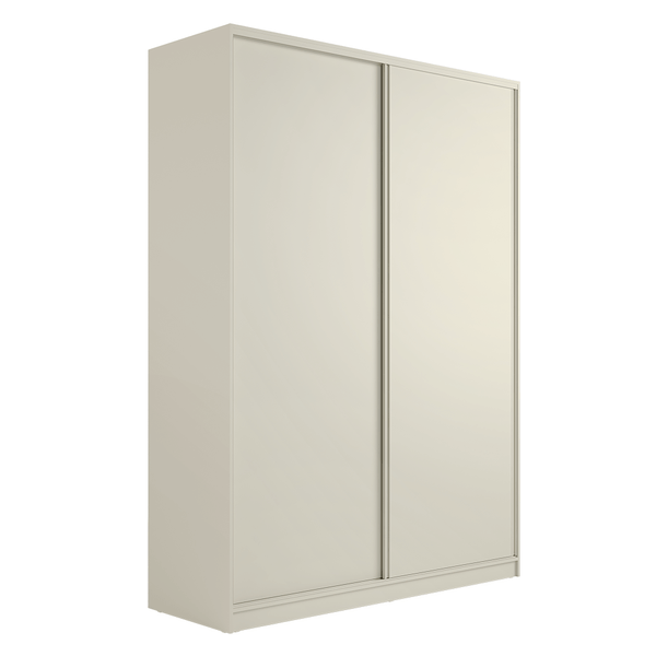 Guarda-Roupa Chloe (L: 174cm) 100% MDF Laterais Retas C/ 2 Portas de Correr Luna Guarda-Roupa Chloe (L: 174cm) 100% MDF Laterais Retas C/ 2 Portas de Correr Luna