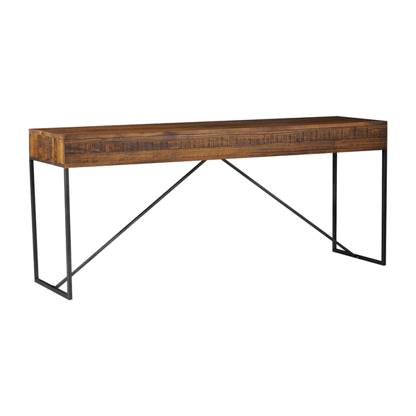 Aparador Sten Em Madeira Maciça Grafite / Rustic Brown Aparador Sten Em Madeira Maciça Grafite / Rustic Brown