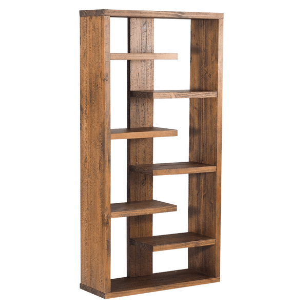 Estante Freigg C/ 6 Prateleiras em Madeira Maciça Rustic Brown Estante Freigg C/ 6 Prateleiras em Madeira Maciça Rustic Brown