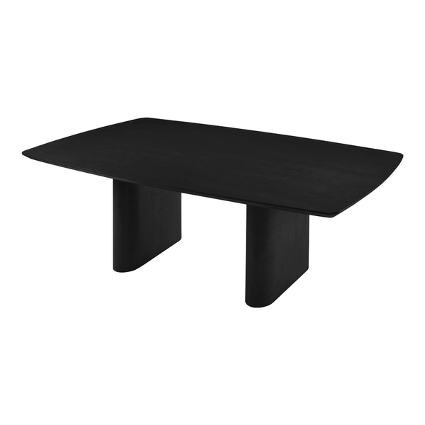 Mesa de Jantar Ravena 220cm x 110cm C/ Tampo Barril Laminado Tauari Ébano Mesa de Jantar Ravena 220cm x 110cm C/ Tampo Barril Laminado Tauari Ébano