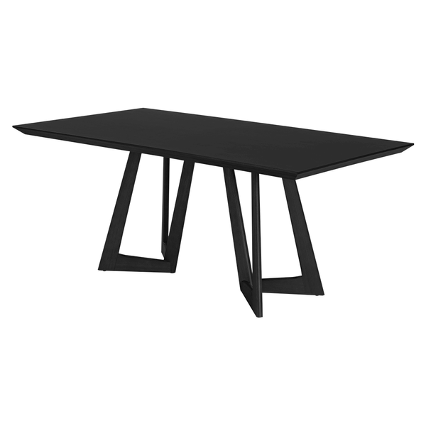 Mesa de Jantar Mazepin 180cm x 100cm C/ Tampo Laminado Tauari Ébano Mesa de Jantar Mazepin 180cm x 100cm C/ Tampo Laminado Tauari Ébano