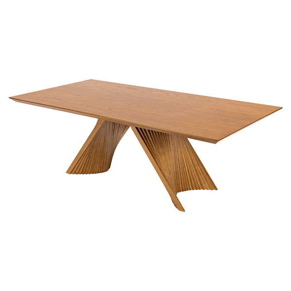Mesa de Jantar Deone 220cm x 110cm C/ Tampo Laminado Carvalho Americano Capuccino