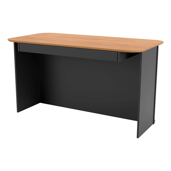 Escrivaninha Blend C/ 1 Gaveta 100% MDF Freijó / Preto Fosco