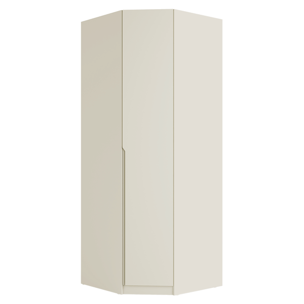 Guarda-Roupa Chloe (L: 91cm) 100% MDF Canto 45° 1 Porta Abertura P/ Esquerda Luna Guarda-Roupa Chloe (L: 91cm) 100% MDF Canto 45° 1 Porta Abertura P/ Esquerda Luna