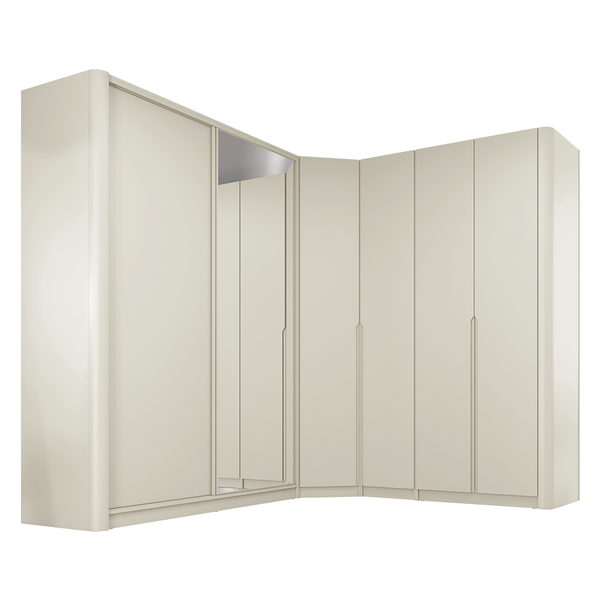 Roupeiro Modulado Chloe 100% MDF C/ 6 Portas Luna Roupeiro Modulado Chloe 100% MDF C/ 6 Portas Luna