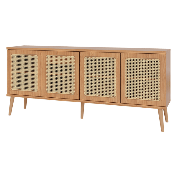Balcão Sottile C/ 4 Portas C/ Tela 100% MDF Freijó