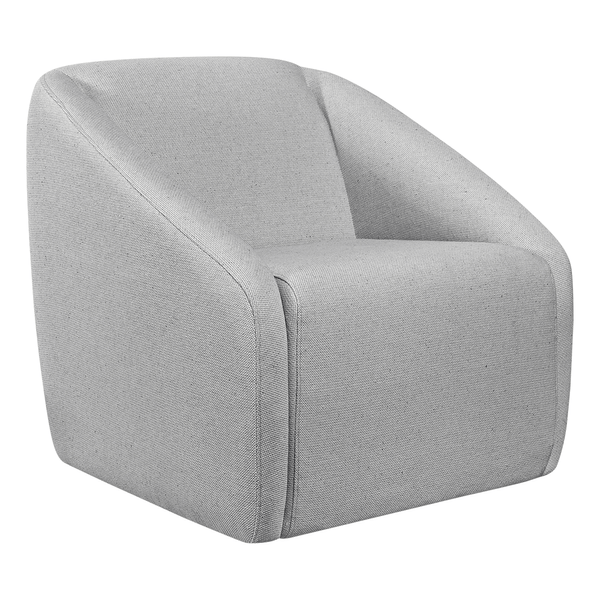 Poltrona Violet Giratória Linho Cinza Claro Poltrona Violet Giratória Linho Cinza Claro