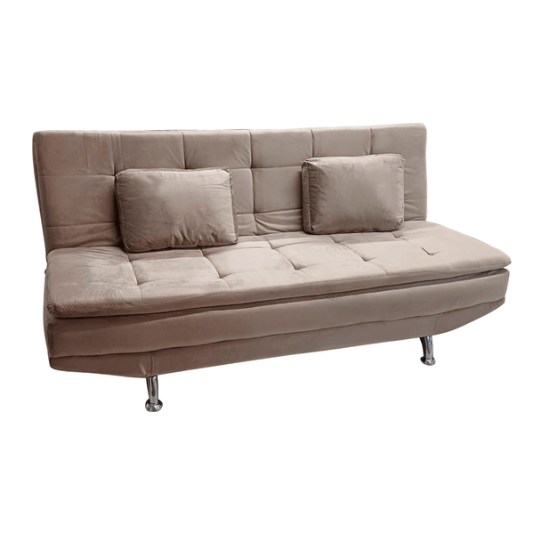 Sofá-Cama New Regís Epsilon 3 Lugares (L: 185cm) Casal Reclinável 3 Posições Veludo Castor Sofá-Cama New Regís Epsilon 3 Lugares (L: 185cm) Casal Reclinável 3 Posições Veludo Castor