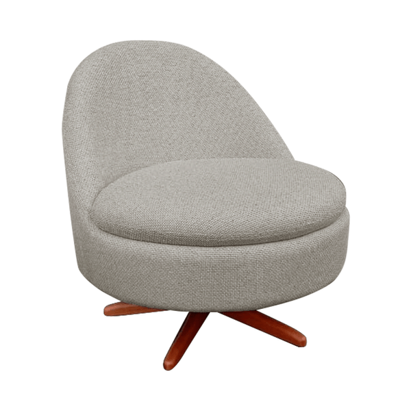 Poltrona Jeen C/ Base Girátoria Square Cinza Poltrona Jeen C/ Base Girátoria Square Cinza