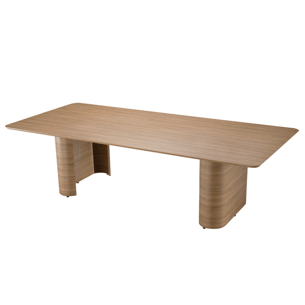 Mesa de Jantar Portola 270cm x 120cm C/ Tampo Melaminico C/ Canto Arredondado Roble Mesa de Jantar Portola 270cm x 120cm C/ Tampo Melaminico C/ Canto Arredondado Roble